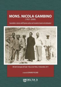 Book Cover: Mons. Nicola Gambino (1921-2000)