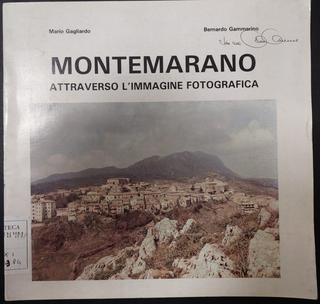 Book Cover: Montemarano attraverso l'immagine fotografica