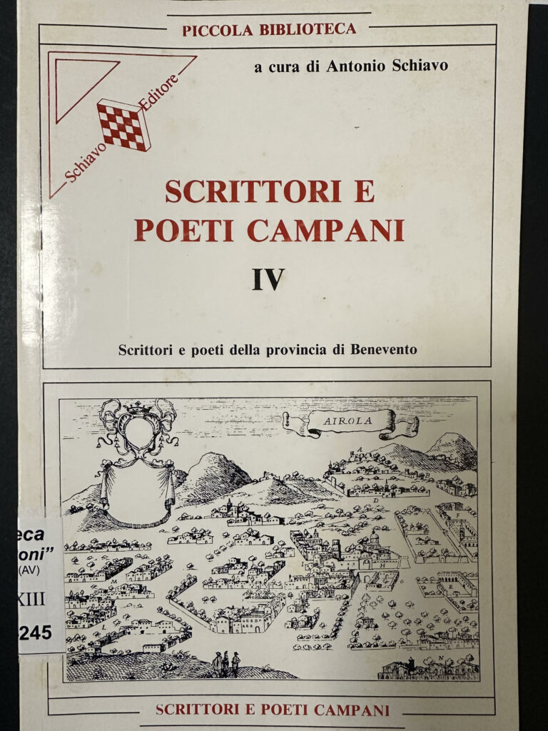 Book Cover: Scrittori poeti Campani IV