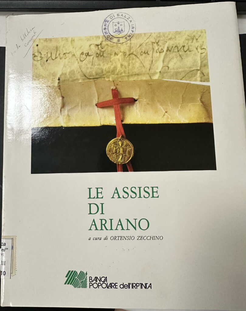 Book Cover: Le assise di Ariano