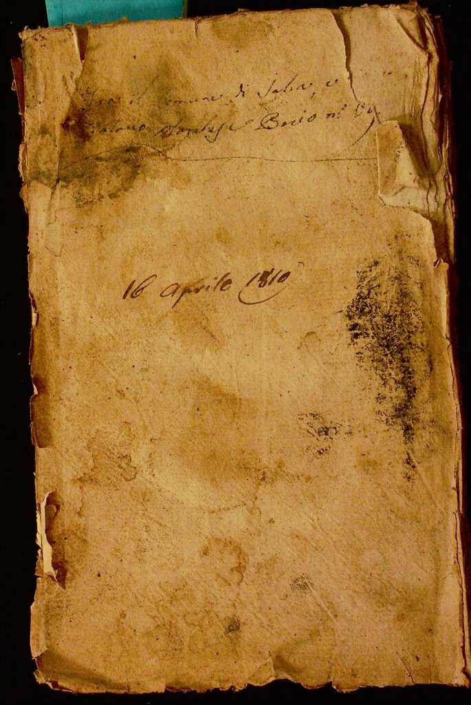 Book Cover: Bullettino delle sentenze 16 Aprile 1810