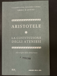 Book Cover: La Costituzione degli Ateniesi