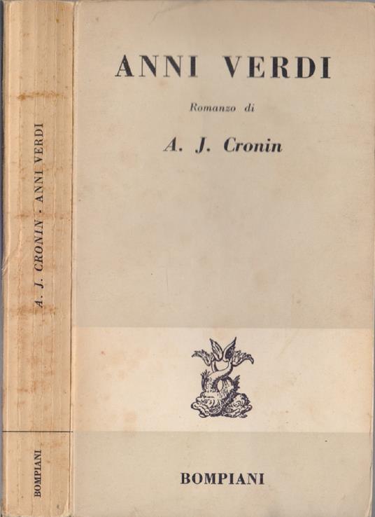 Book Cover: Anni verdi