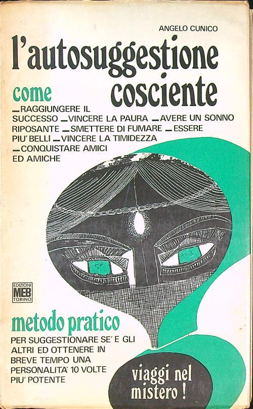 Book Cover: L' autosuggestione cosciente