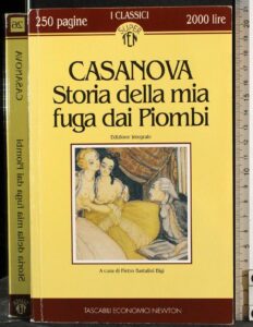 Book Cover: Casanova. Storia della mia fuga dai piombi