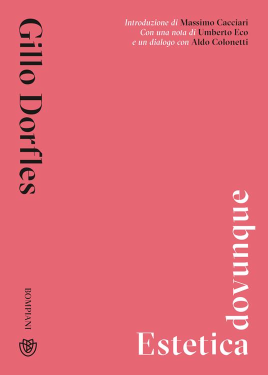 Book Cover: Estetica dovunque