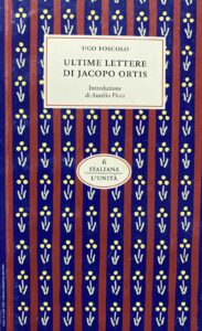Book Cover: Ultime lettere di Jacopo Ortis
